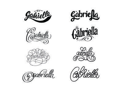 Gabriella Logo - by Gabriella' logo exploration