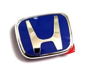 Blue Honda Logo - JDM Honda Civic Type R Rear BLUE H Emblem EP3 2002 2005 CIVIC SI