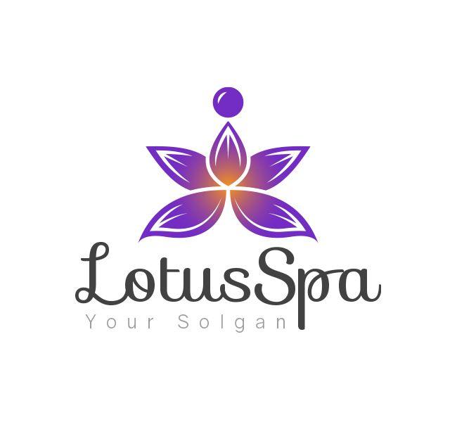 Spa Logo - Lotus Spa Logo & Business Card Template - The Design Love