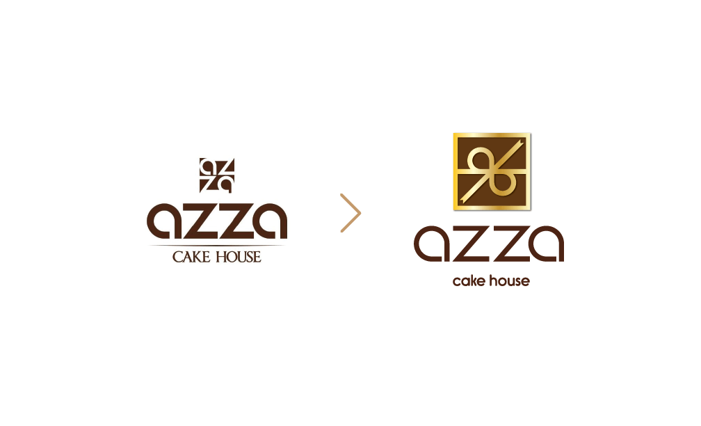 Azza Logo - Azza Cake House on Behance