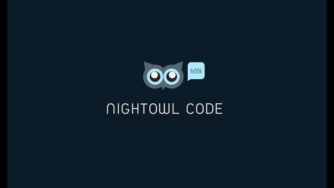 NightOwlSP Logo - Logo #16 - Nightowl Code Logo - YouTube