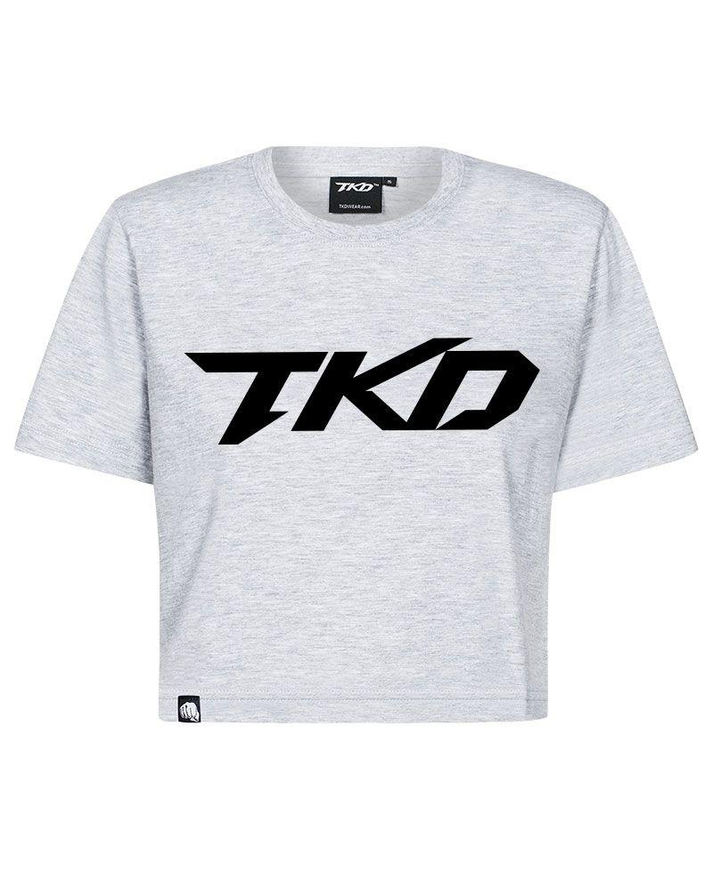 TKD Logo - T Shirt TKD Crop Top (Black)