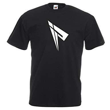 Pamaj Logo - Optic Pamaj Logo T-Shirt Mens, Women, Kids (M, Black): Amazon.co.uk ...