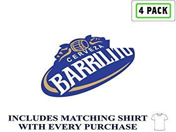 Barrilitos Logo - Barrilito Beer Logo Alcohol 4 Vinyl Stickers Decal Bumper Window Bar