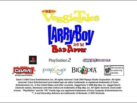 LarryBoy Logo - VeggieTales Larry Boy And The Bad Apple Video Game Trailer