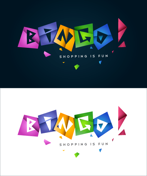 Bingo Logo - Logo Design - Bingo.ru - Turbomilk