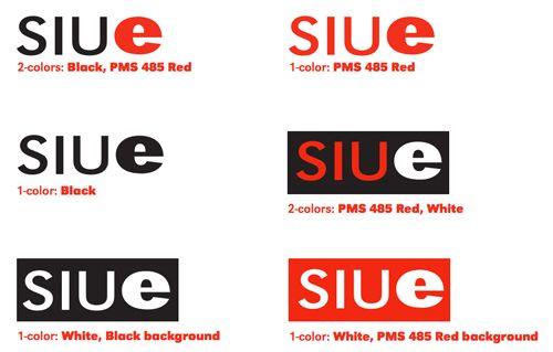 SIUE Logo - SIUE Marketing and Communications - Graphic Design - Stylized SIUE ...