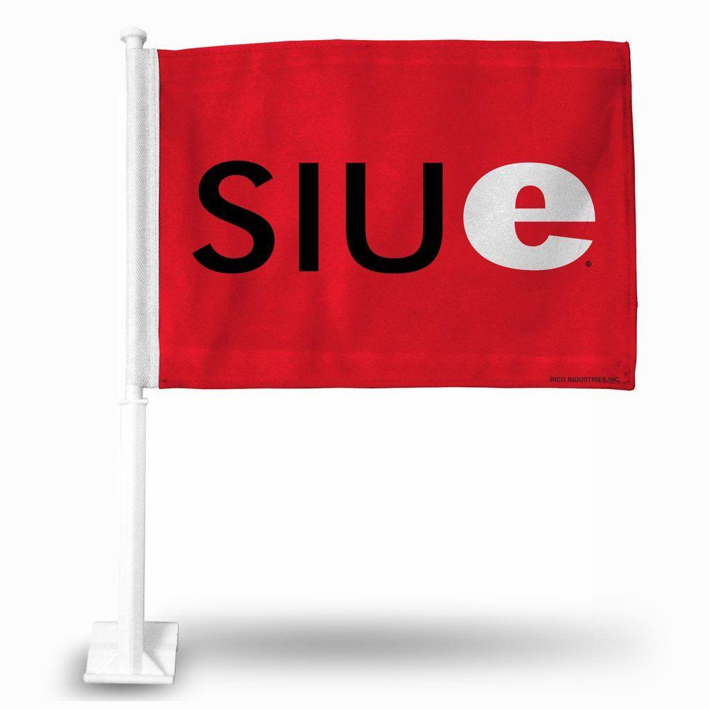 SIUE Logo - Southern Illinois-Edwardsville Cougars SIUE Logo Car Flag