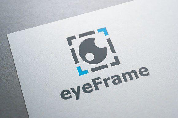 Frame Logo - Eye Frame Logo ~ Logo Templates ~ Creative Market