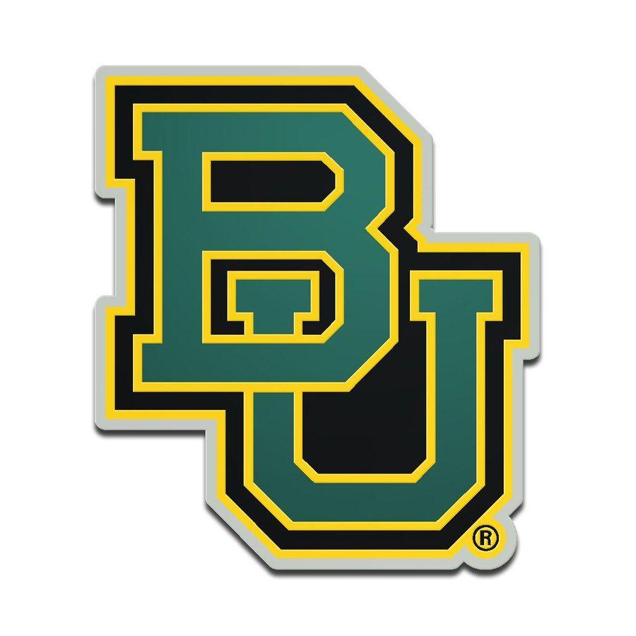 Baylor Logo - Baylor Bears Metallic Freeform Logo Auto Emblem