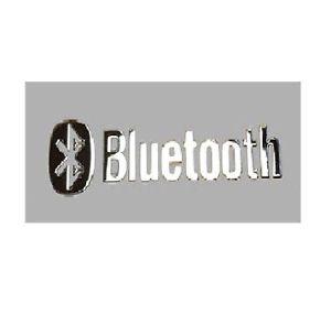 1X Logo - 1x Bluetooth Silver Sticker Logo Emblem Decal Badge PC Desktop