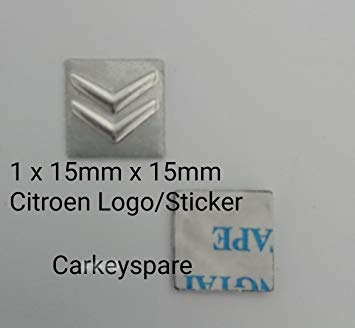 1X Logo - 1x Badge Logo Emblem Sticker to Citroen Key Fob Case C2: Amazon.co