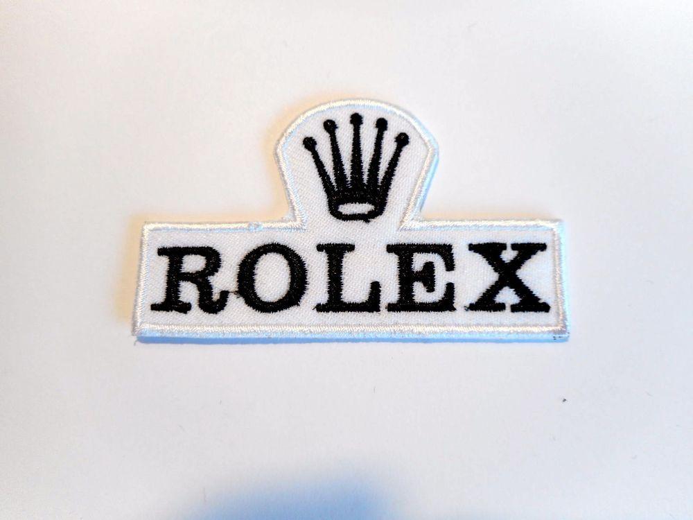 1X Logo - 1x Rolex Logo Patch Embroidered Cloth Applique Badge Patches Iron ...