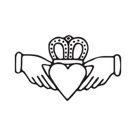 Claddagh Logo - Mens Claddagh Ring