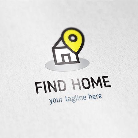 Find Logo - Buy Find Home Logo Design Template for $10! Download it!