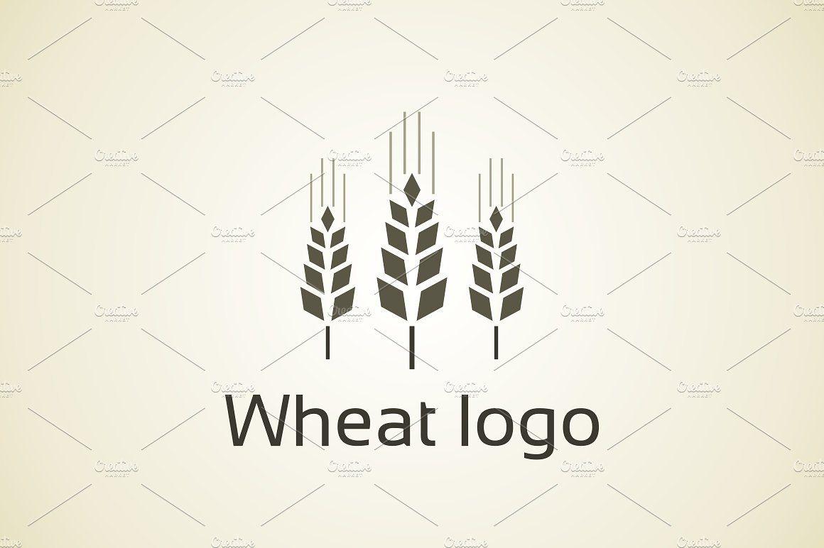 Wheat Logo - Wheat logo Logo Templates Creative Market