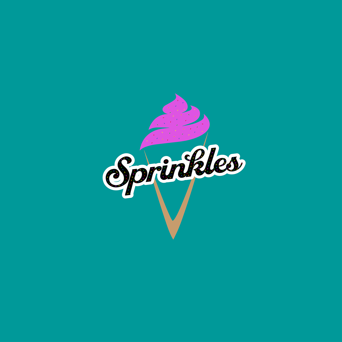 Sprinkles Logo - Sprinkles Ice cream Logo