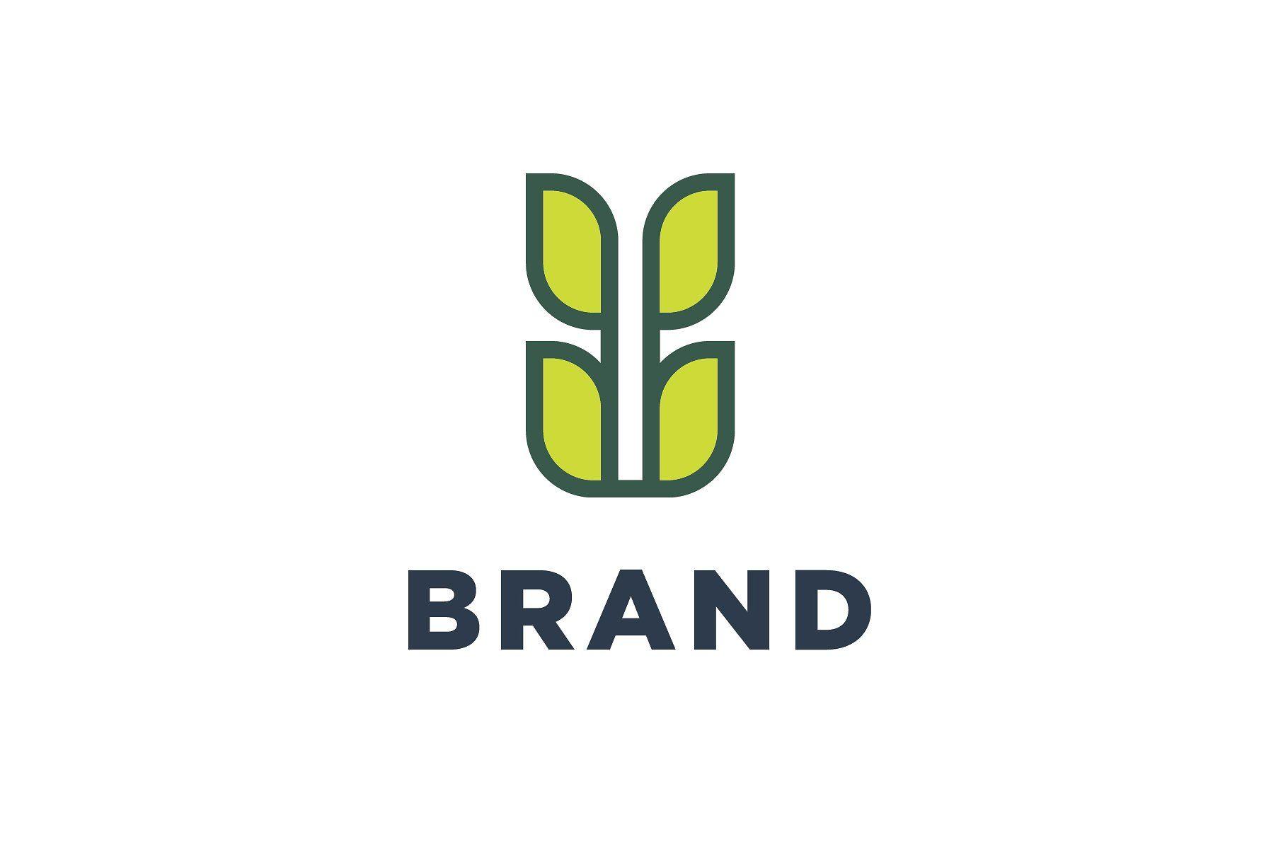 Wheat Logo - Modern Wheat Logo ~ Logo Templates ~ Creative Market