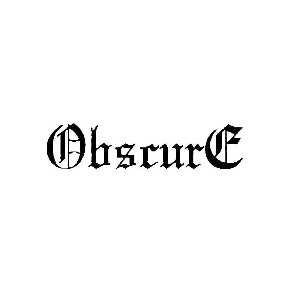 Obscure Logo - Obscure Band Logo Vinyl Decal