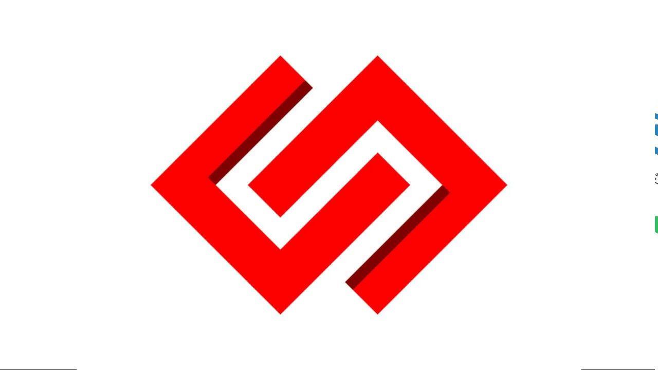 Red Geometric Logo - Best Geometric Logo design » in Illustrator cc - YouTube