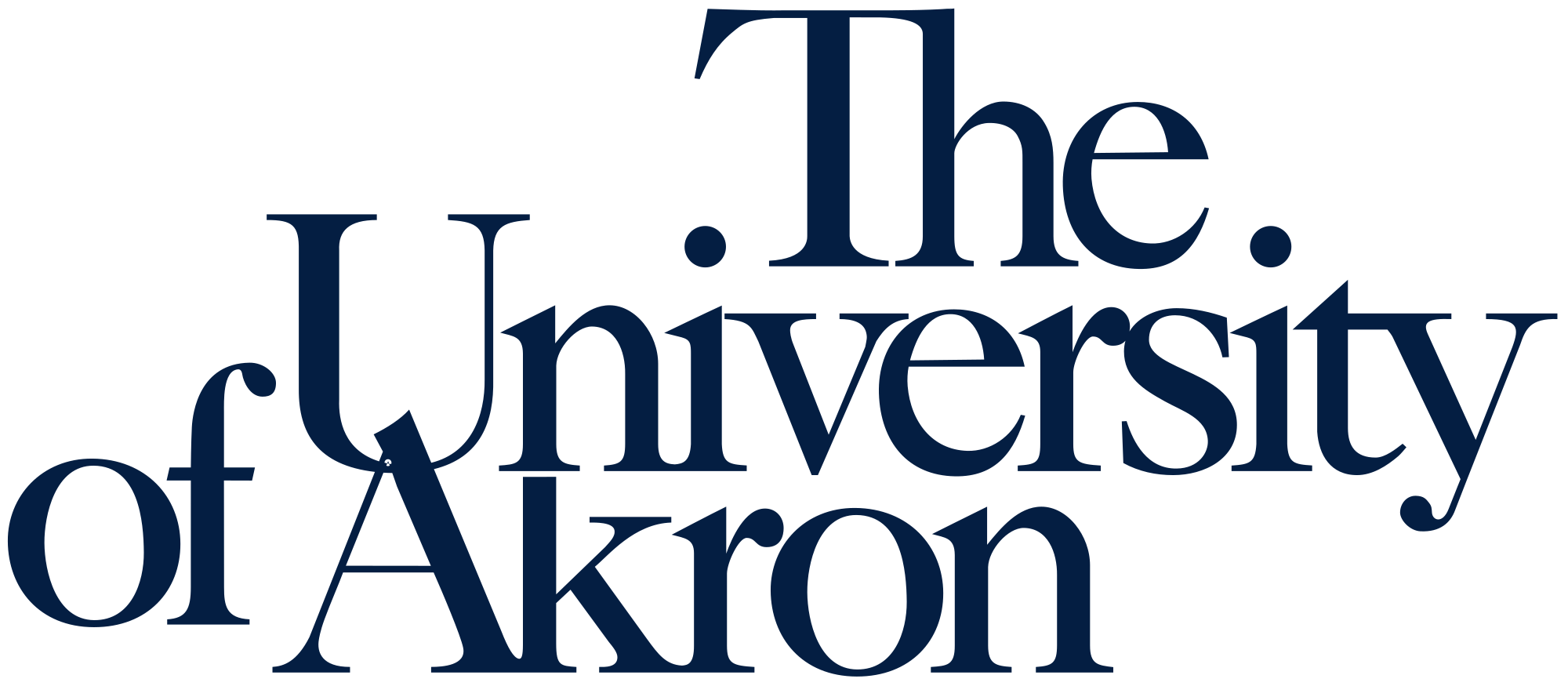 Akron Logo - University of Akron logo.svg