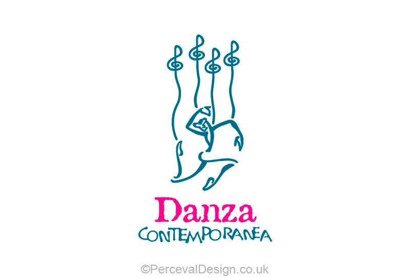 Danze Logo - Danza Contemporanea - Logo - PERCEVAL DESIGN LTD