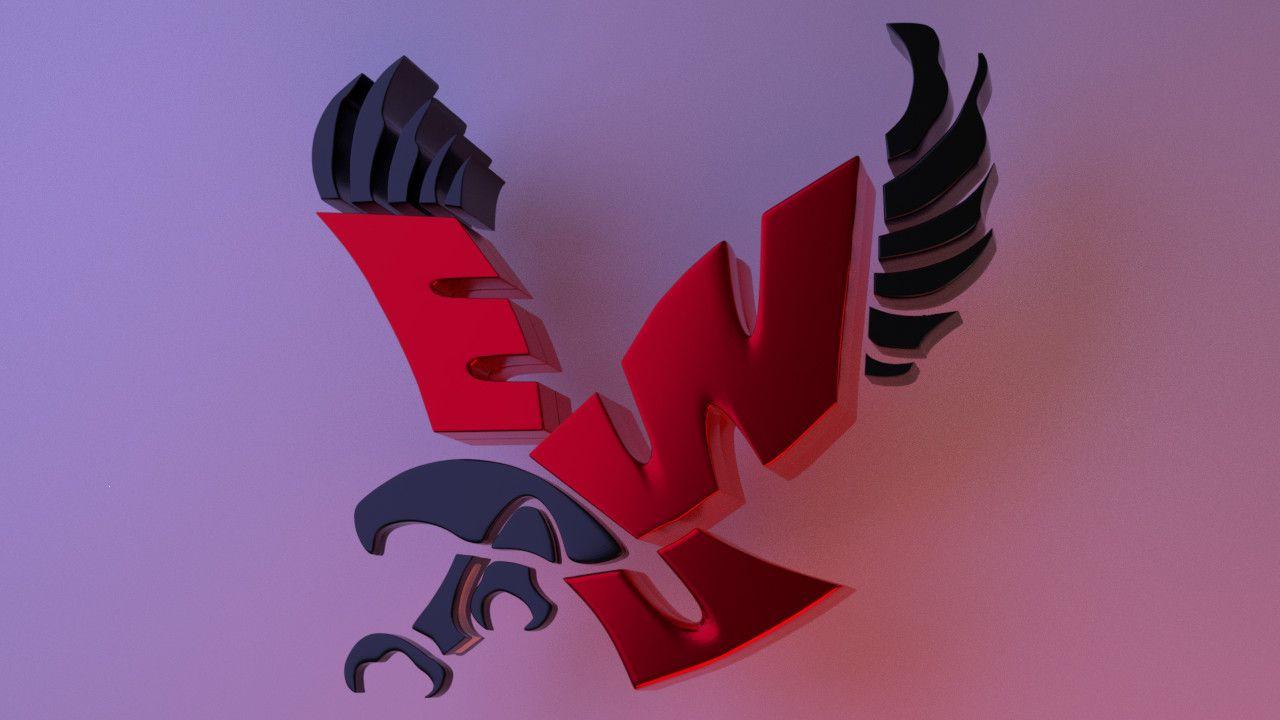 EWU Logo - Zealand Aikens Logo 3D Render