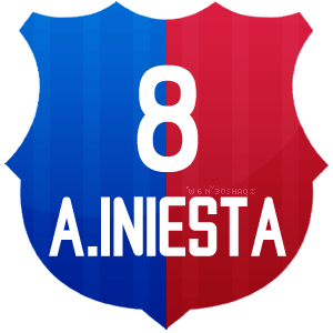 Iniesta Logo - 8. Andres Iniesta by w6n3oshaq on DeviantArt