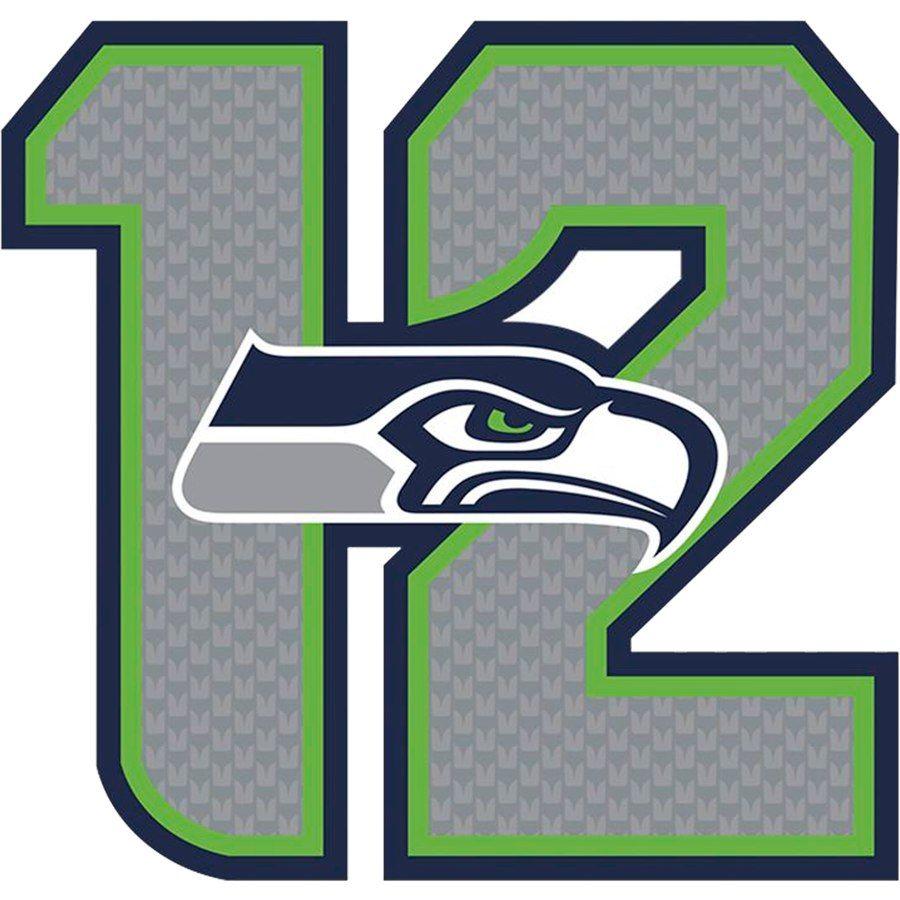 12'S Logo - Seattle Seahawks Fathead 12s Giant Removable Decal