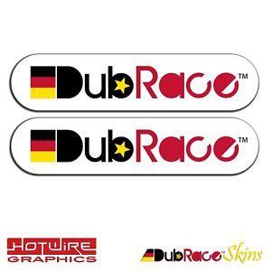 Euro-Pro Logo - DUBRACE Club Car Sticker - VAG - VW AUDI - Rounded Logo (PAIR ...