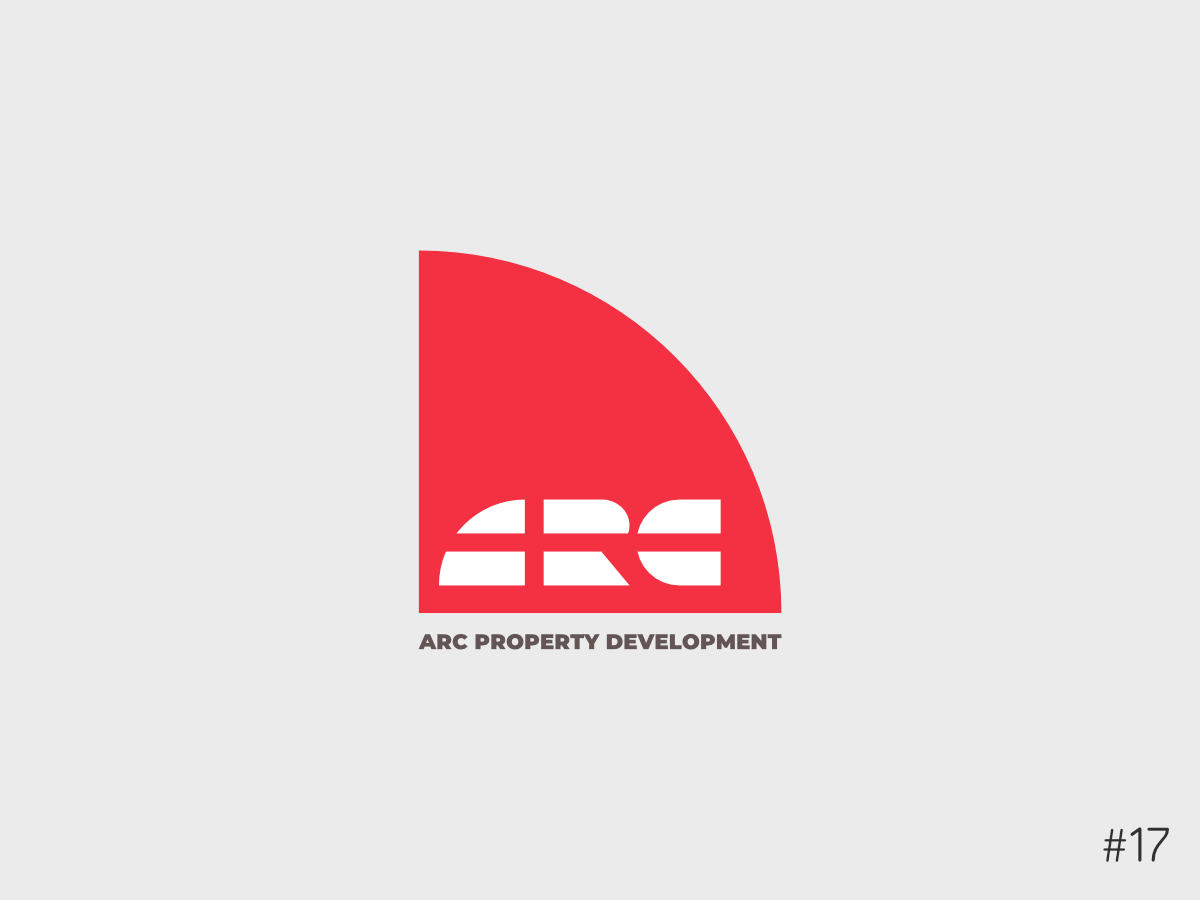 Red Geometric Logo - 17/50 Daily Logo Challenge | Geometric Logo - Arc by Adam Snape ...