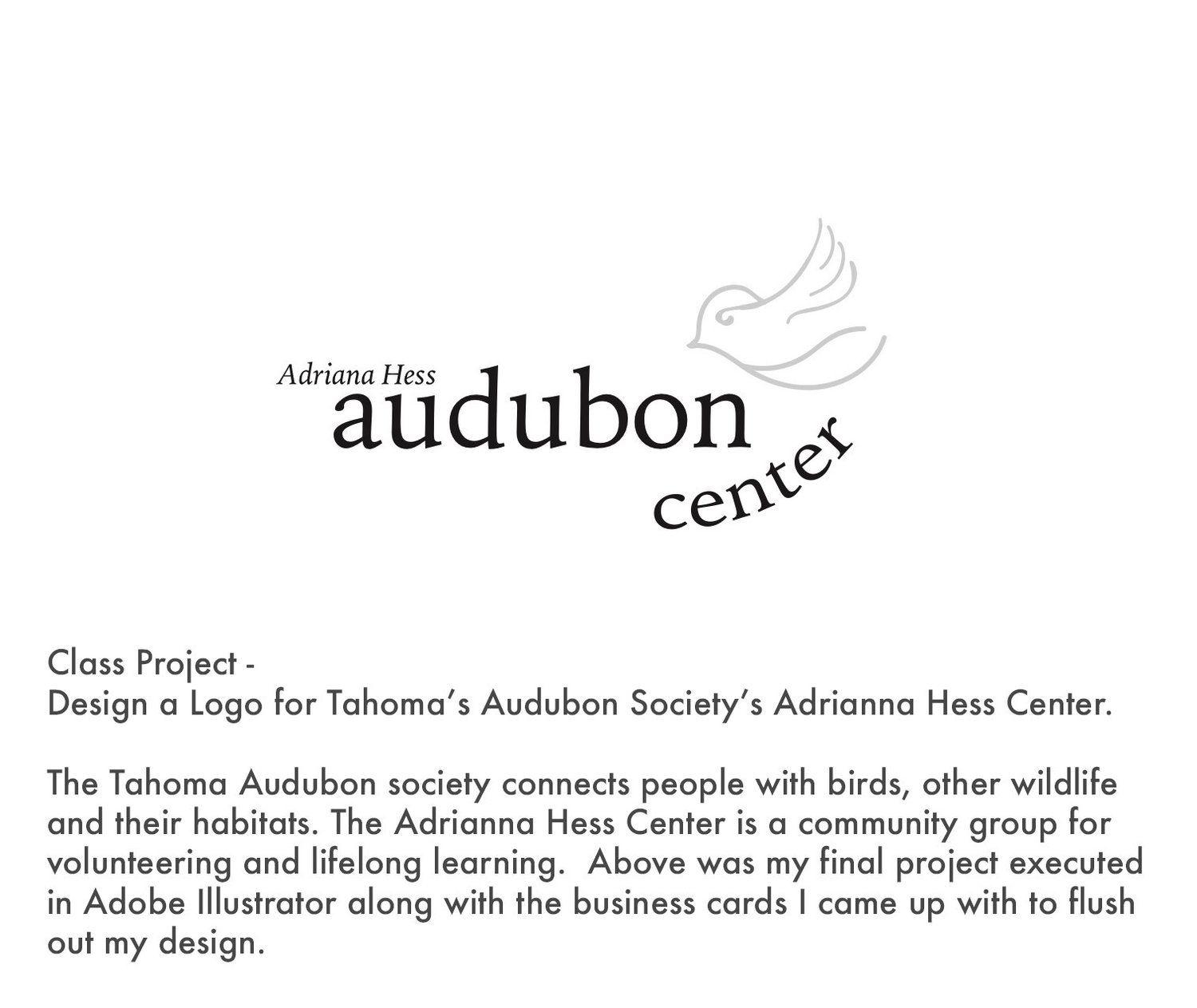 Audubon Logo - Audubon Logo — Mary's Portfolio