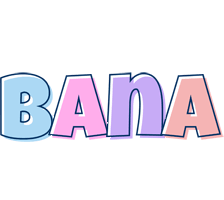 Bana Logo - Bana LOGO * Create Custom Bana logo * Pastel STYLE *