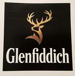 Glenfiddich Logo - Glenfiddich scotch whisky decal - 2 color, no background