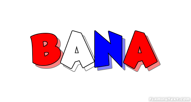 Bana Logo - Liberia Logo | Free Logo Design Tool from Flaming Text