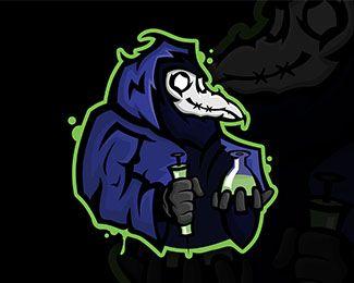 Plague Logo - Plague Doctor Mascot Logo Designed