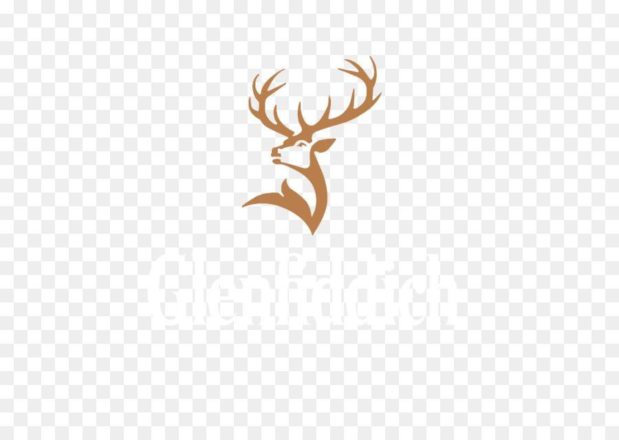 Glenfiddich Logo - Deer Antler Logo Glenfiddich Font png download*723