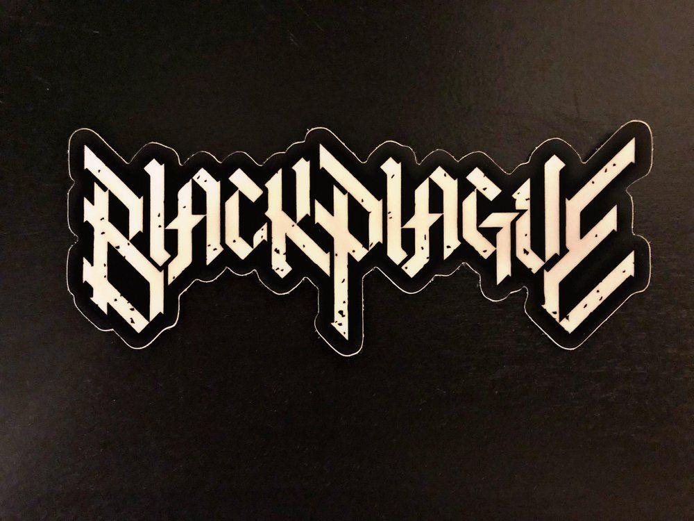 Plague Logo - Black Plague Logo Sticker | BlackPlagueBandStore