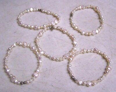 Silpada Logo - 5 SILPADA GODDESS Sterling Silver Freshwater Pearl Stretch Bracelet ...