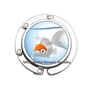 Golfish Logo - Amazon.com: Goldfish Logo Bag Hook Purse Hook Animal Picture,Fish ...