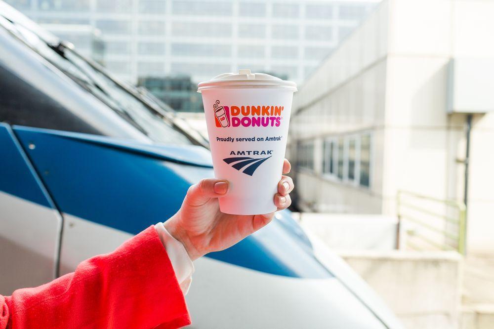 Acela Logo - Dunkin' Donuts Hot Coffee Now Available On Board Amtrak® Acela ...