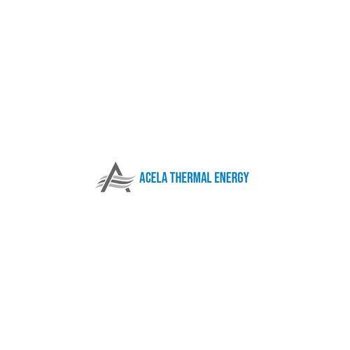 Acela Logo - Acela Thermal Energy logo balance of hot & cold. Logo design