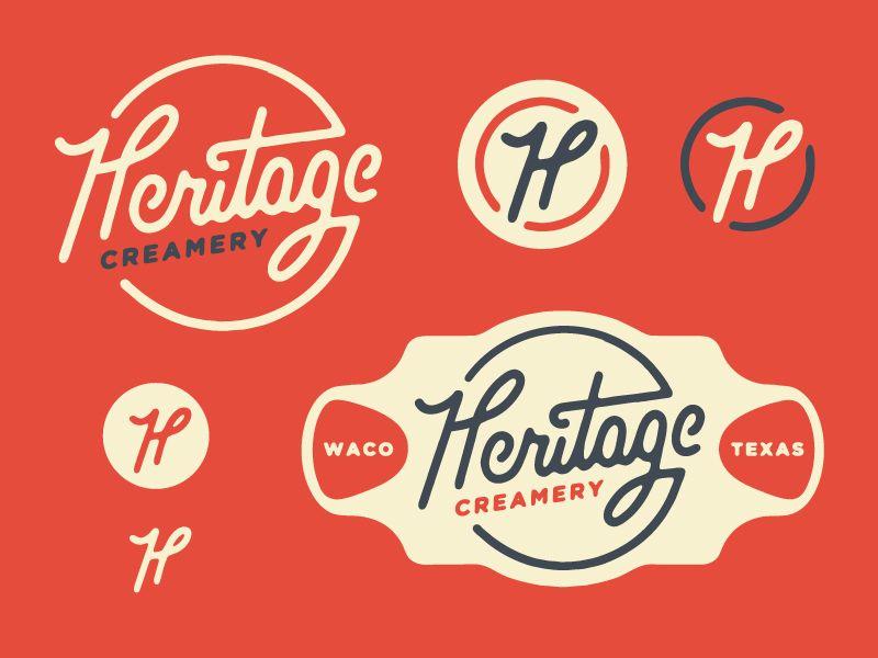 Creamery Logo - Heritage creamery Logo by Harrison Connally | Dribbble | Dribbble