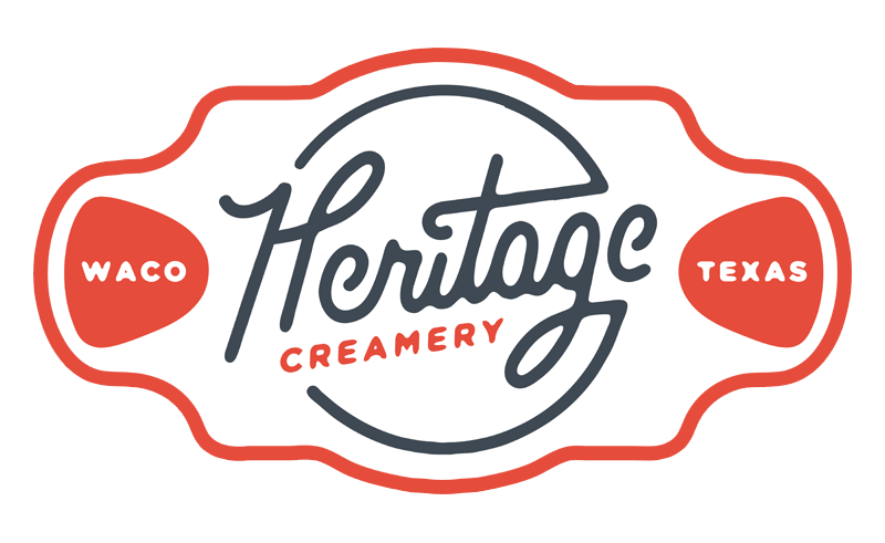 Creamery Logo - Blue Logo T — Heritage CREAMERY