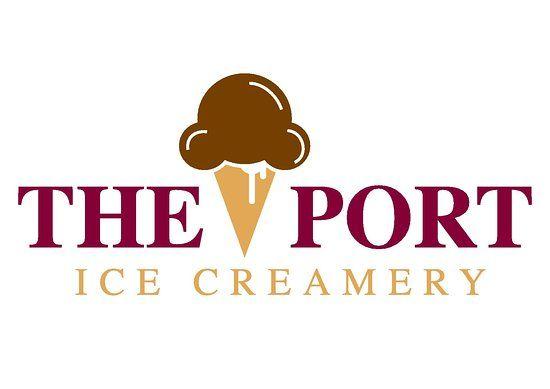 Creamery Logo - The Port Ice Creamery Logo of The Port Ice Creamery