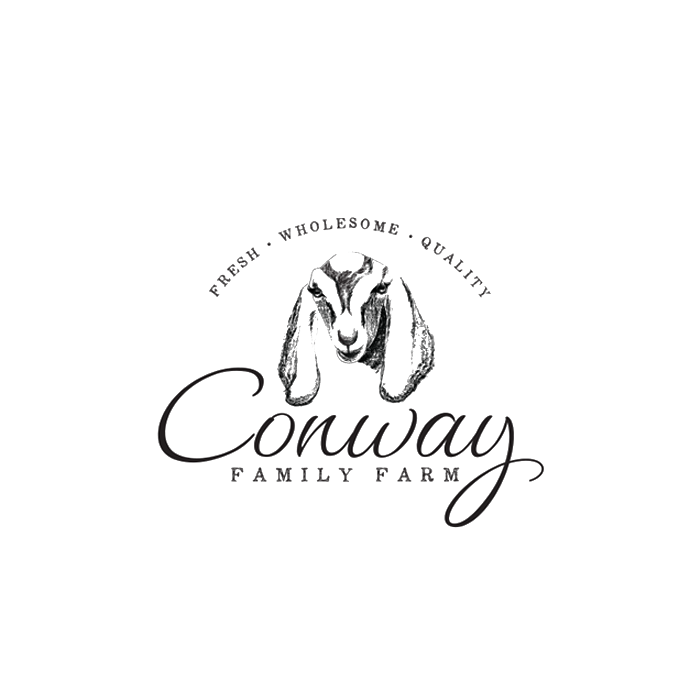 Creamery Logo - Conway Family Farm – Logo Design for an Artisan Creamery – Dasha M
