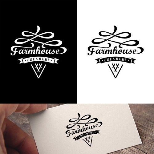 Creamery Logo - Create a unique ice cream logo for Farmhouse Creamery | Logo design ...