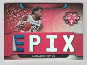 EPIX2 Logo - 2015/16 TOTALLY CERTIFIED DEANDRE JORDAN EPIX 2 COLOR PATCH 10/25 ...