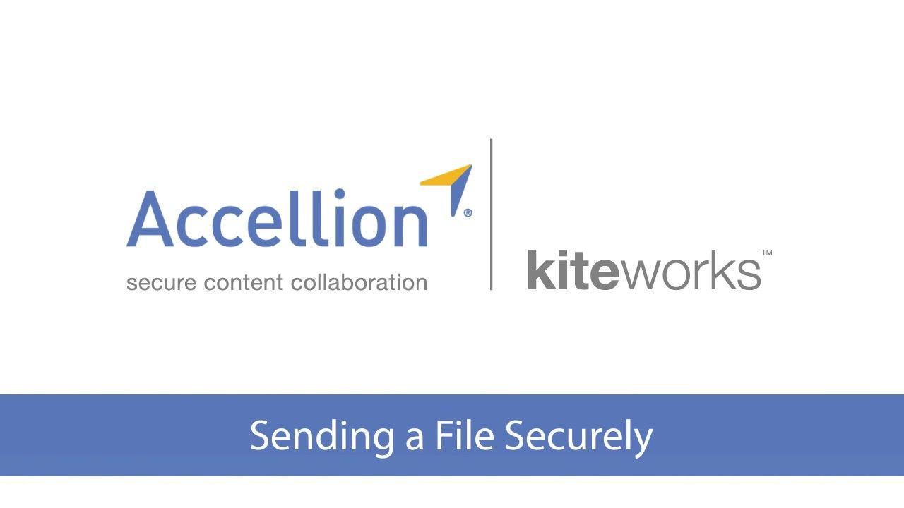 Accellion Logo - How to Send a File Securely with kiteworks