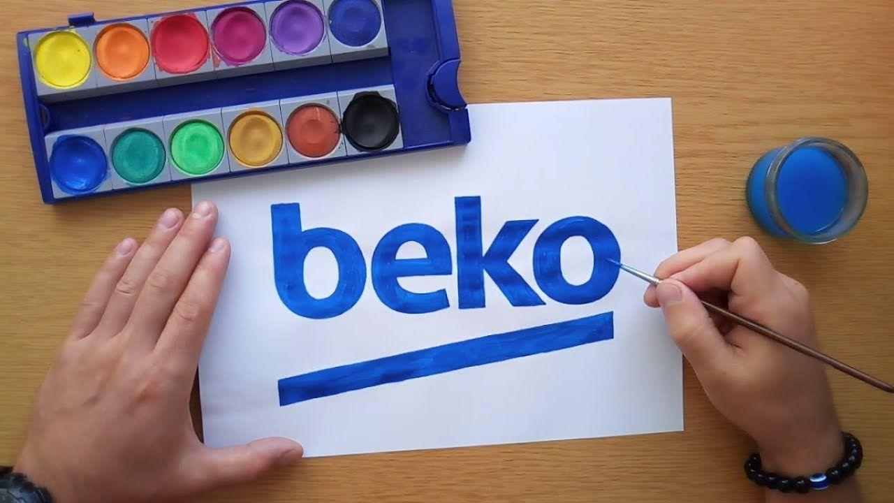 Beko Logo - How to draw the beko logo - YouTube